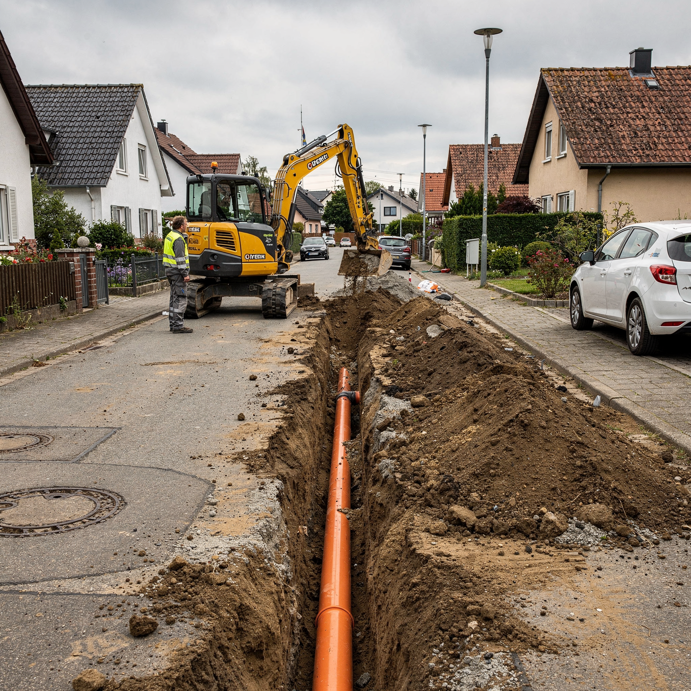 Kanalbau Standortschießanlage