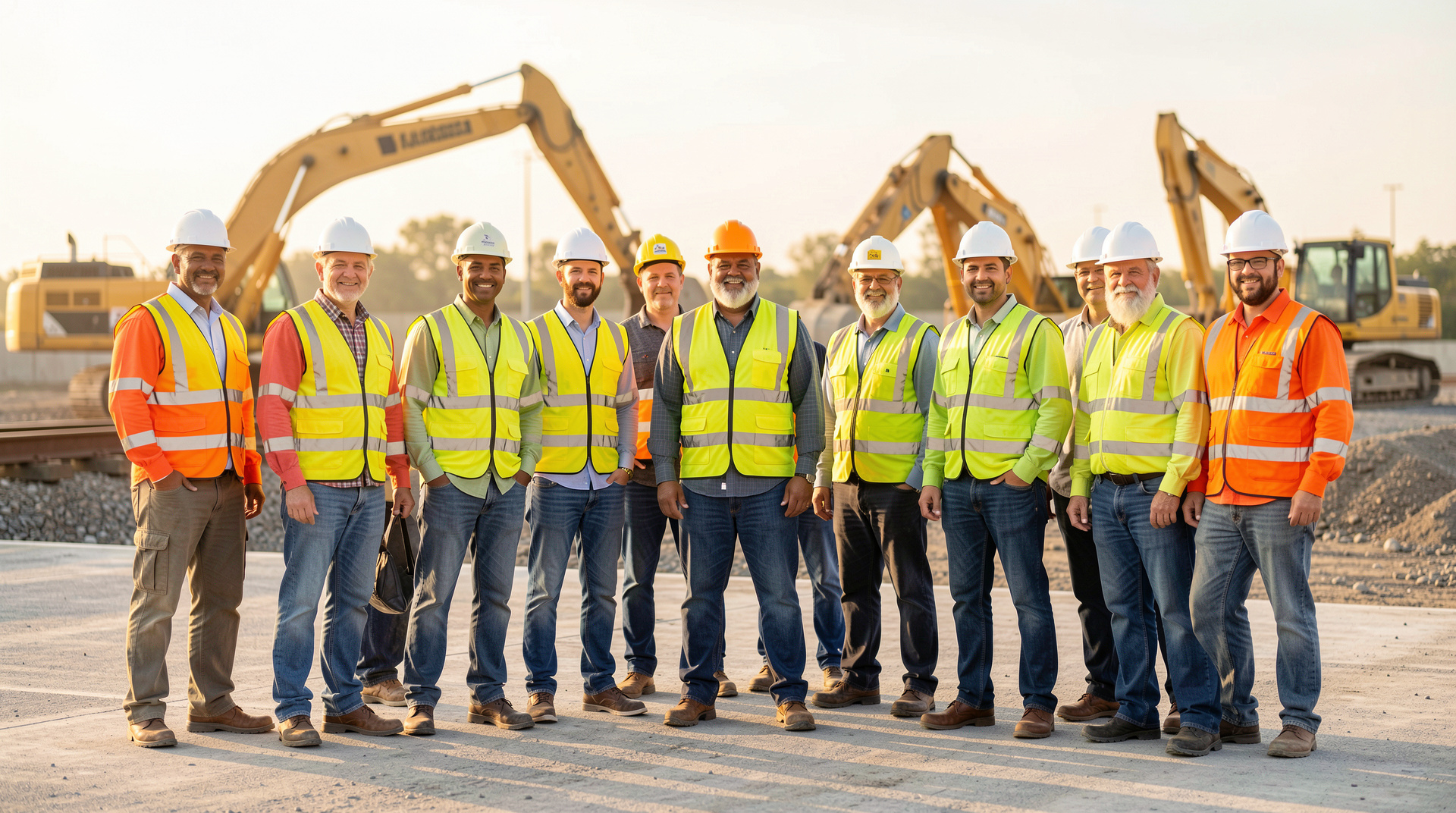 Greulich & Co. Team auf der Baustelle